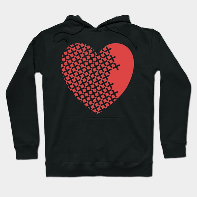 Every "X" In My Heart Hoodie by Khr15_